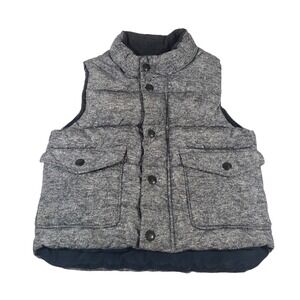 Baby GAP Toddler Puffer Vest‎ 18-24 Months Heather Gray Primaloft Warmest Vest